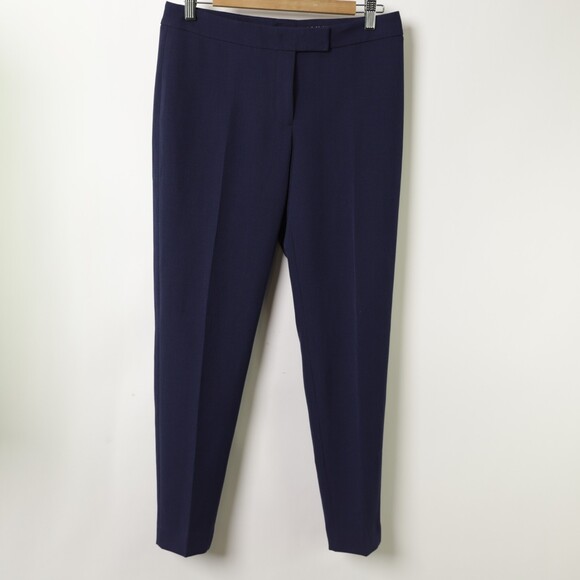 NWOT Anne Klein Women's Slim Leg Pant Trousers Blue size 4 - Picture 3 of 12